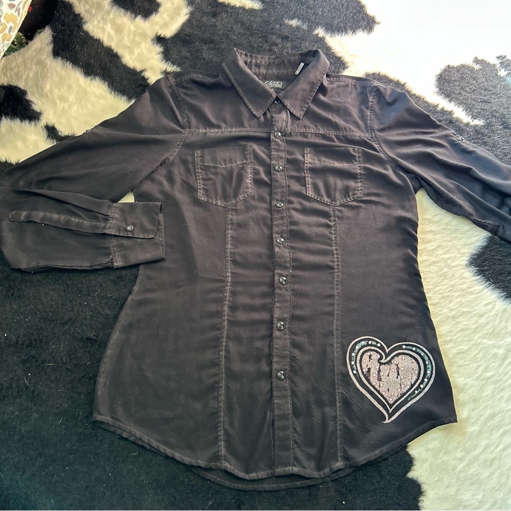 Sinful button down shirt